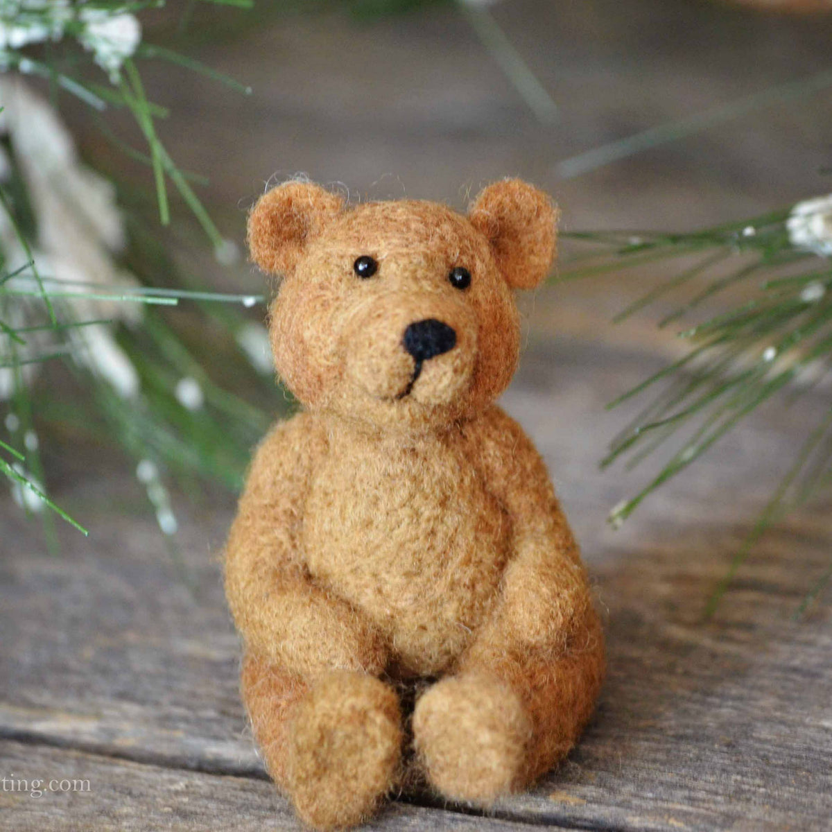 Bear Needle Felting Kit: Foam Cushion