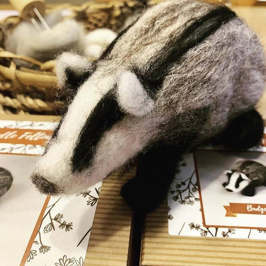 Badger - Needle Felting Kit: With Foam