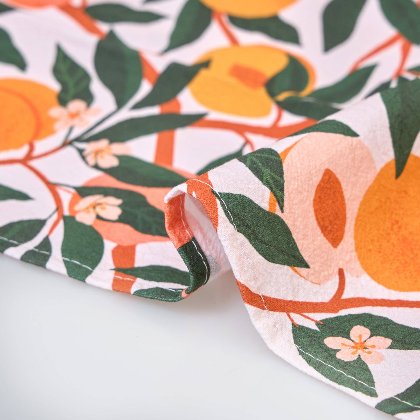Tea Towels for a Cute Kitchen – Peachy Keen (Set of 2)