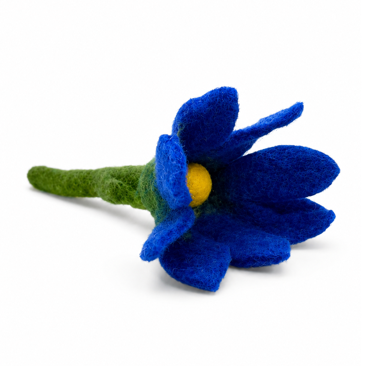 Small Sharp Design Colorful Stick Flower: Red
