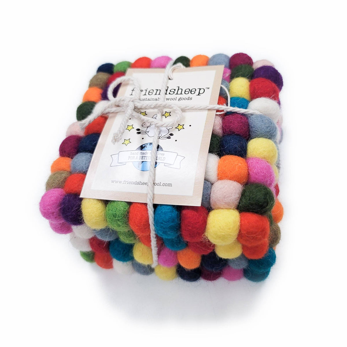 Boho Eco Coasters and Trivets: Set of 4 - Eco Coasters
