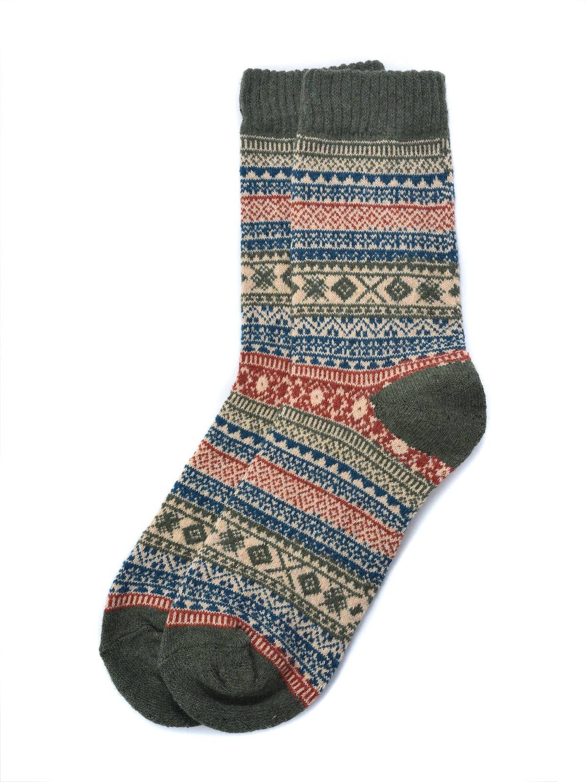 Rufia - 5 Pairs Unisex Bohemian Socks