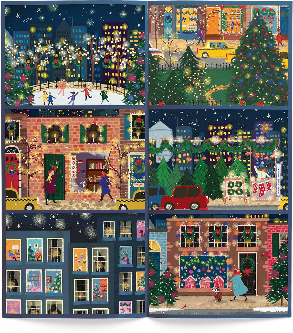 Joy Laforme Winter Lights 12 Days of Puzzles Holiday Countdown