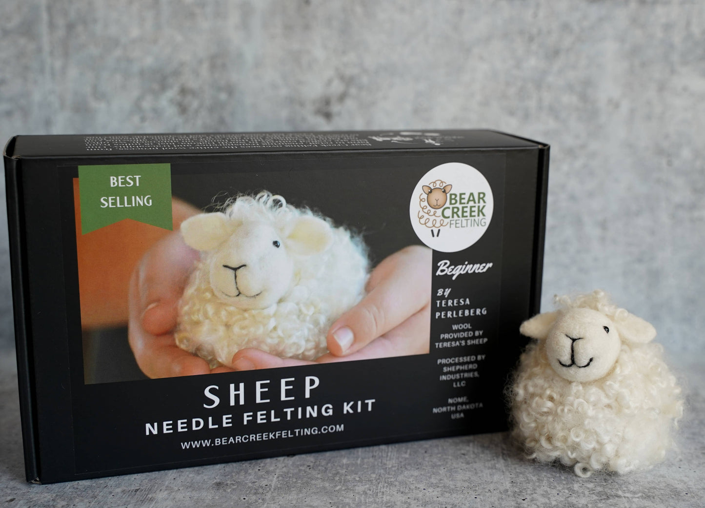 Sheep Needle Felting Kit: Foam Felting Cushion