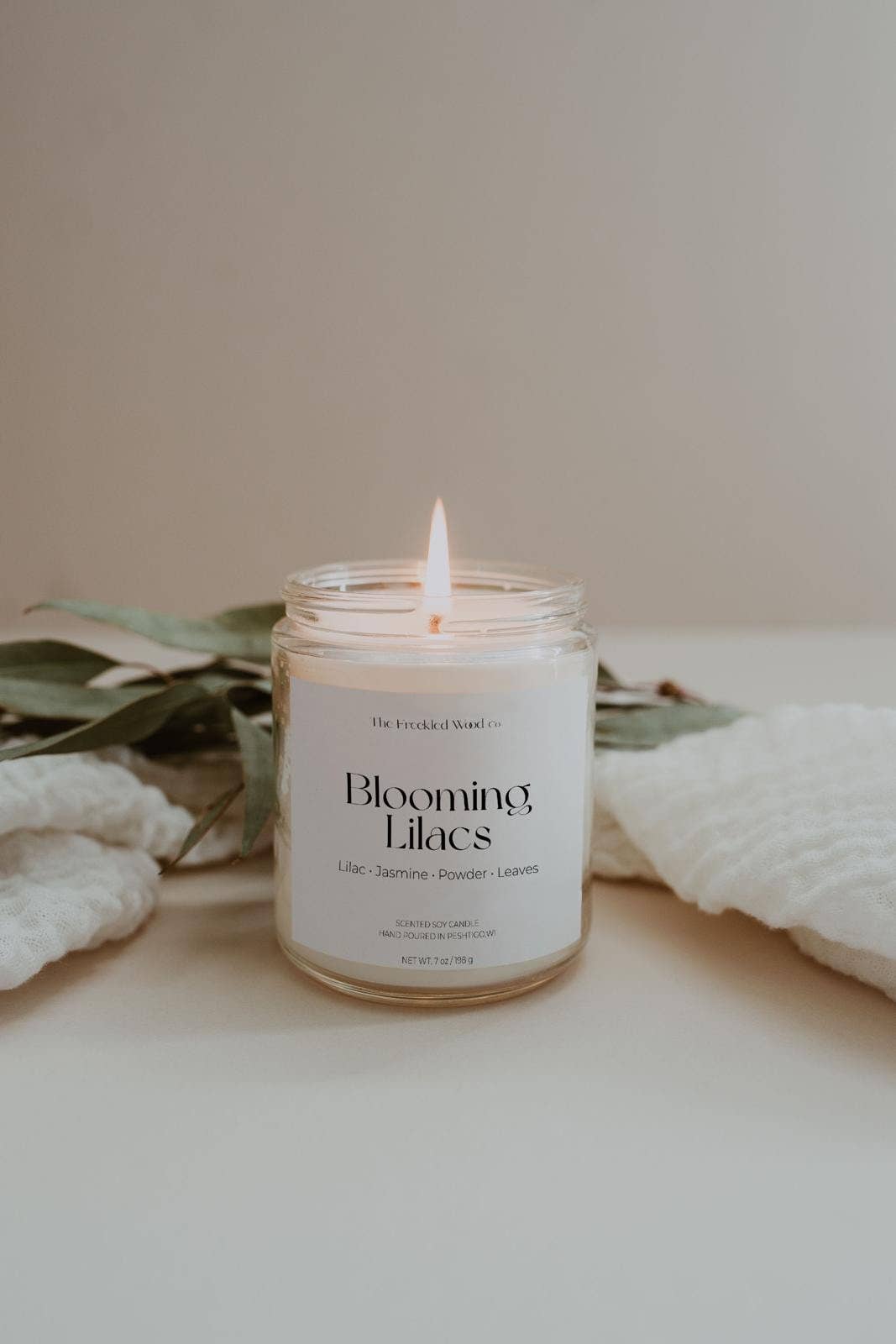 Soy Wax Candle, Jar Candles, Soy Non-Toxic Candles: Blooming Lilacs