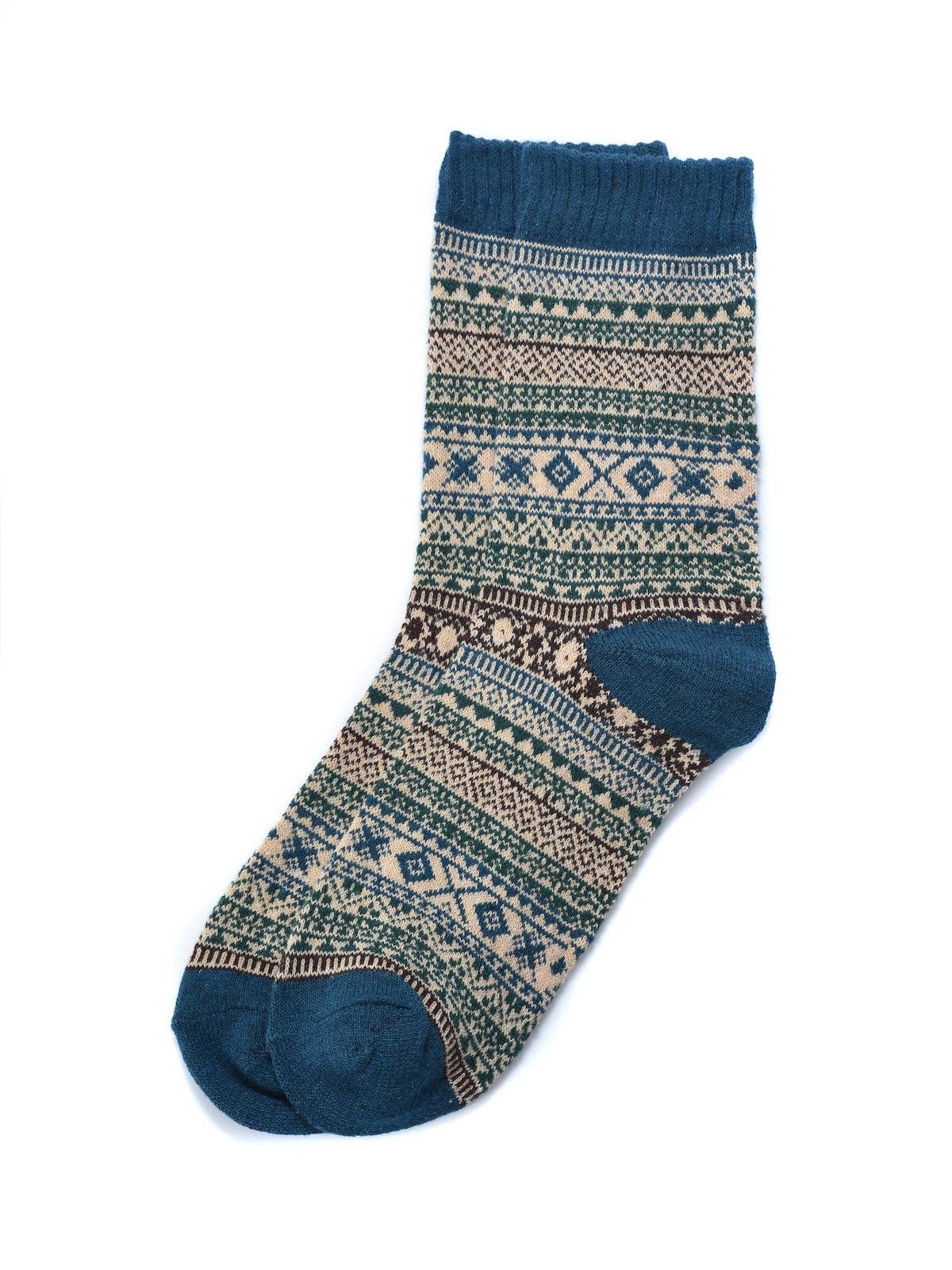 Rufia - 5 Pairs Unisex Bohemian Socks