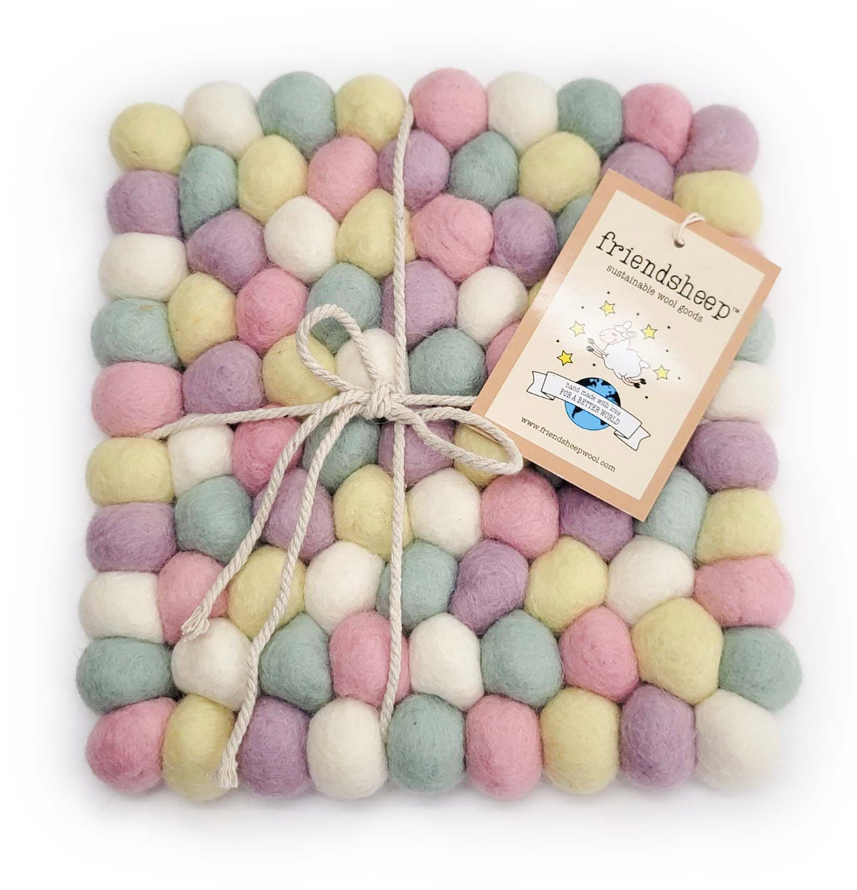 Cotton Candy Eco Coasters and Trivets: Set of 4 - Eco Coasters