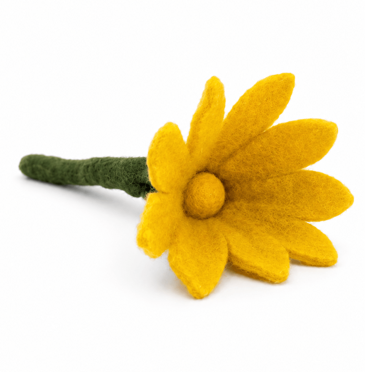 Small Sharp Design Colorful Stick Flower: Red