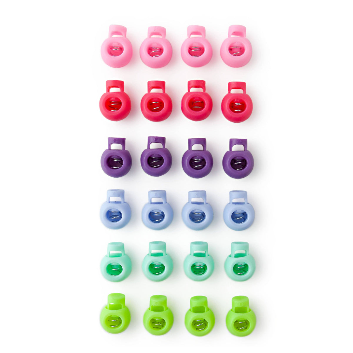 Cable Locks - Circular Needle Cord Stops: Lime / Small (up to US 4)