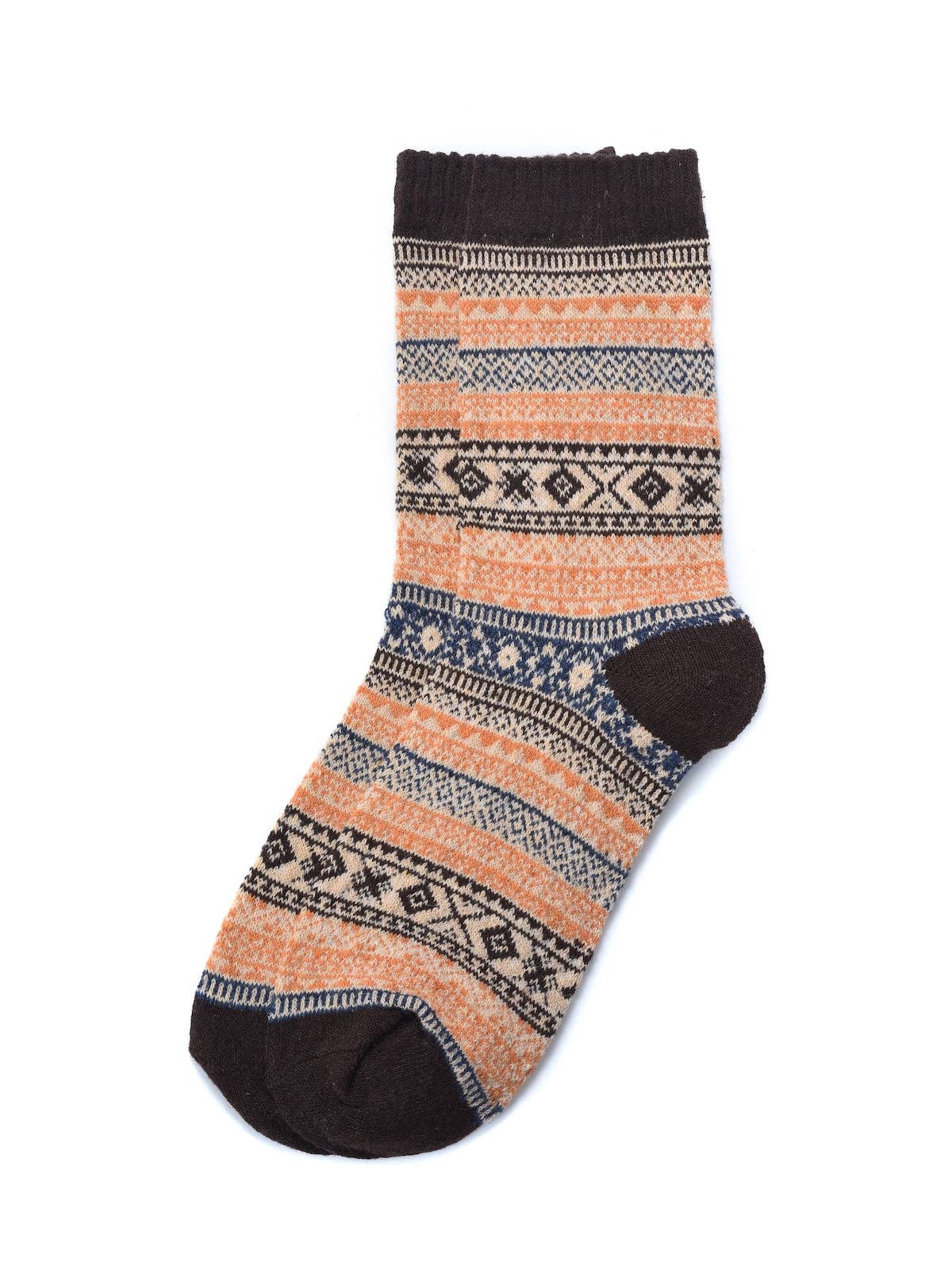 Rufia - 5 Pairs Unisex Bohemian Socks