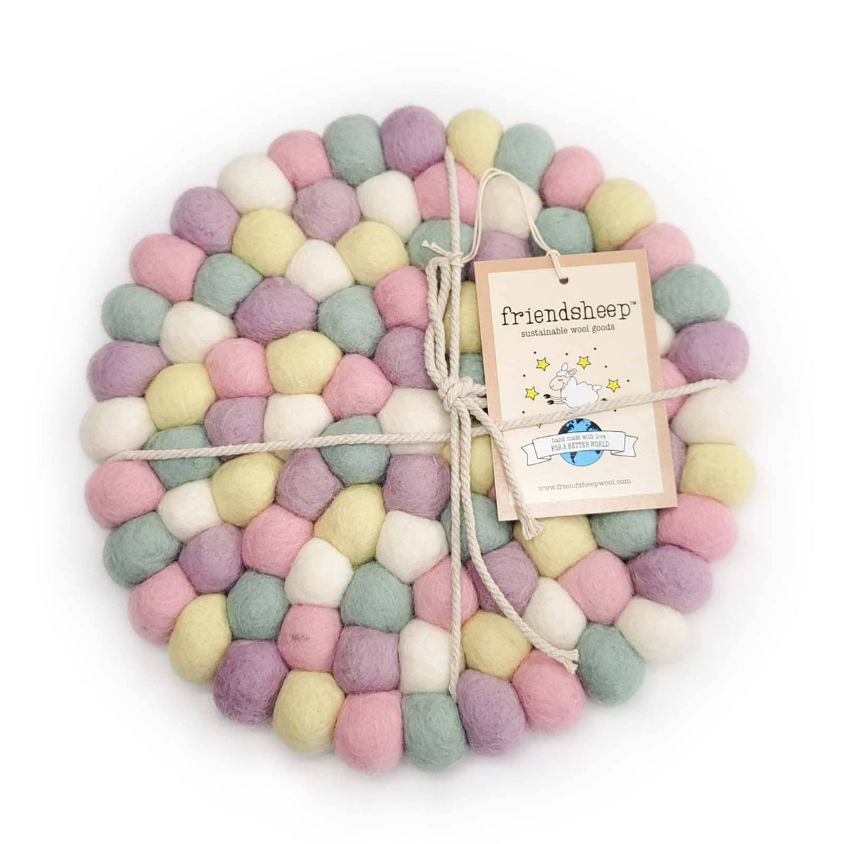 Cotton Candy Eco Coasters and Trivets: Set of 4 - Eco Coasters
