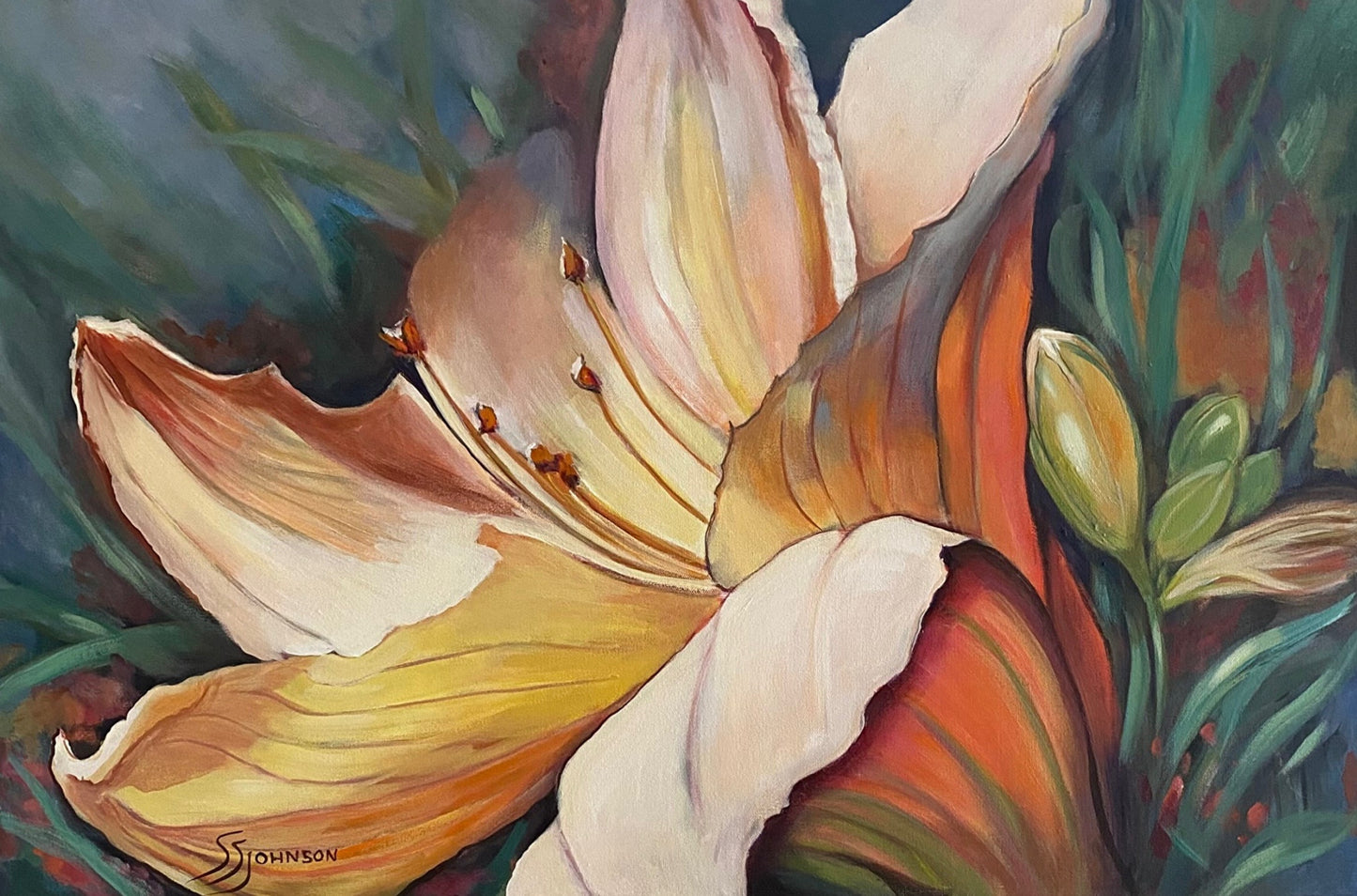 Red Shed Studio LILY SPLASH 4x6 card