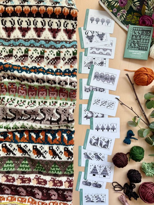Woodland Doodle Card Deck (Expansion Deck) by Pacific Knit Co