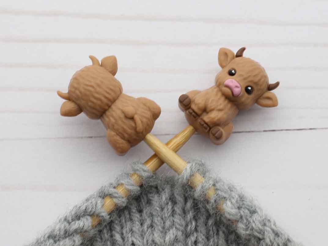 Happy Highland Cow | Stitch Stoppers