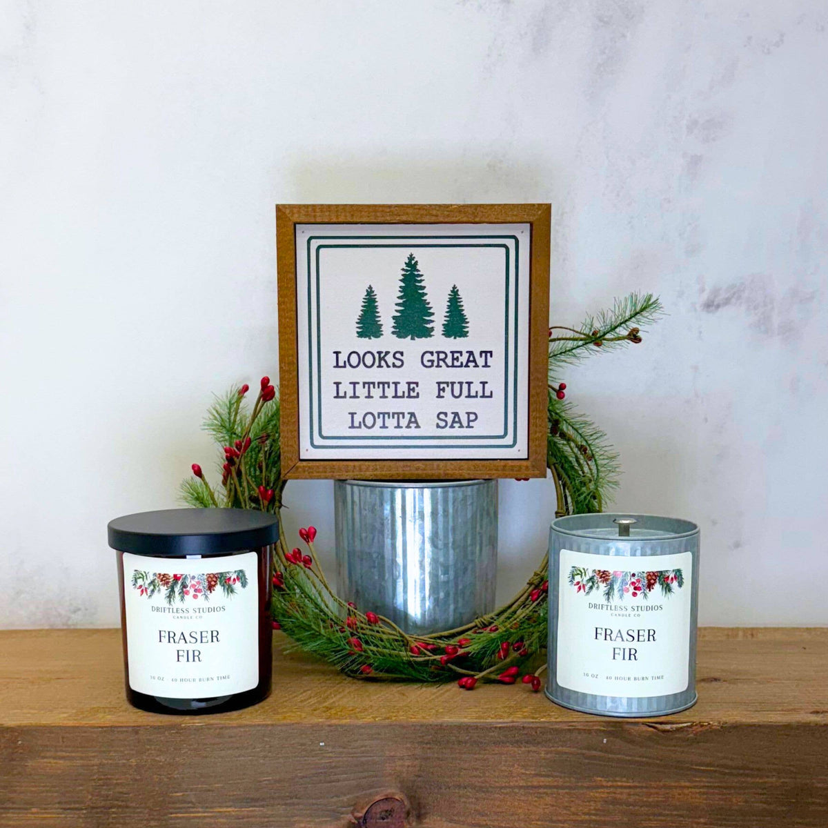 Fraser Fir Candle Christmas Candles - Holiday Decorations