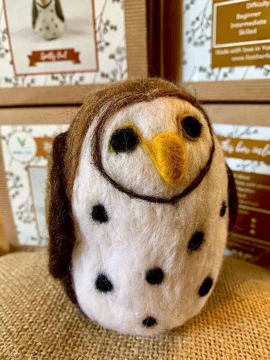 Spotty Owl - Needle Felting Kit: With Foam