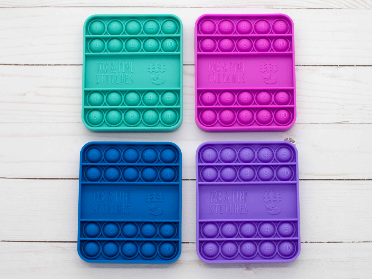 Colorful Row Counters | Knitting & Crochet Notions and Tools: Purple