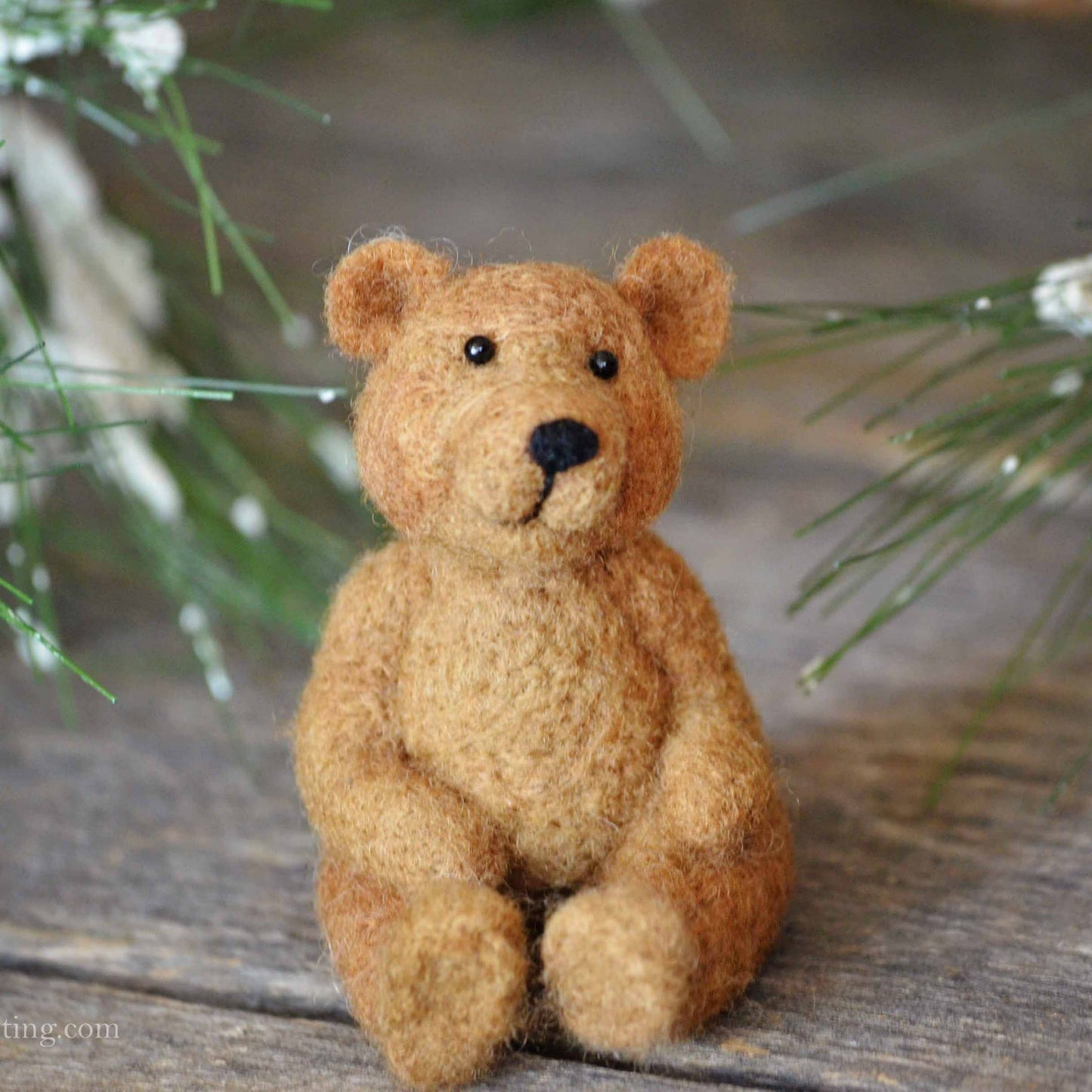 Bear Needle Felting Kit: Foam Cushion