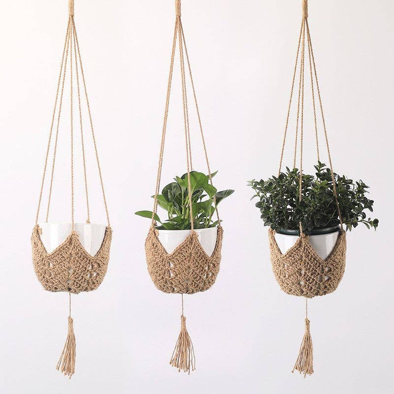 Boho Rope Hanging Planter