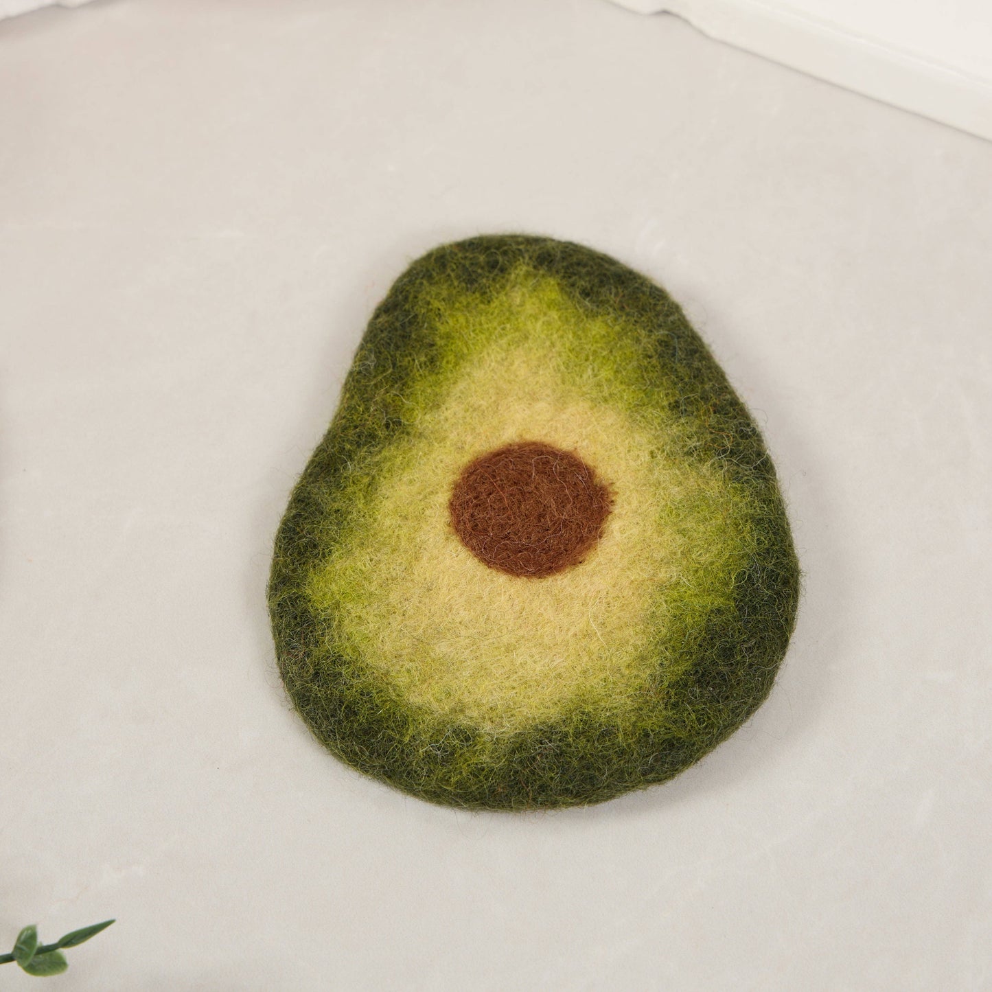 Wool Felt Coaster Fruit Apple