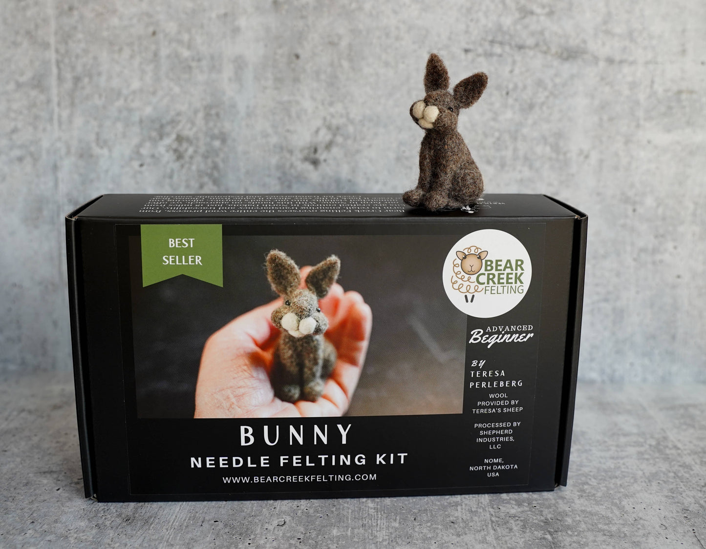 Rabbit Needle Felting Kit: Foam Felting Cushion
