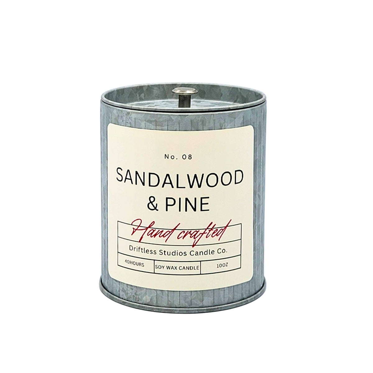 Sandalwood & Pine Handcrafted Candles