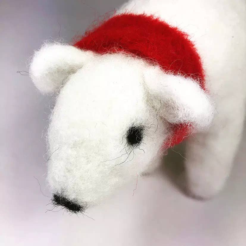 Polar Bear - Needle Felting Kit: With Foam