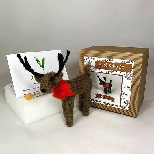 Reindeer - Needle Felting Kit: With Foam