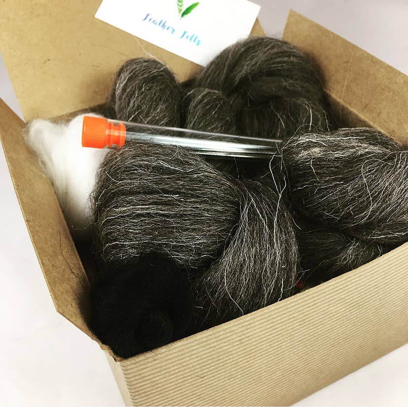 Grey Hare - Needle Felting Kit: With Foam