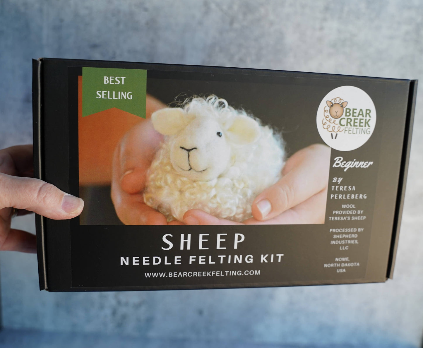 Sheep Needle Felting Kit: Foam Felting Cushion