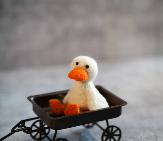 Duck Needle Felting Kit: Complete Kit (everything needed)