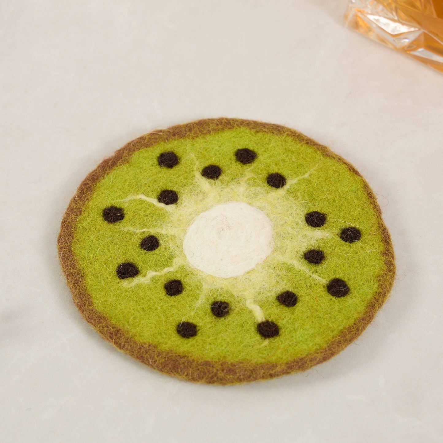 Wool Felt Coastersi: Kiwi