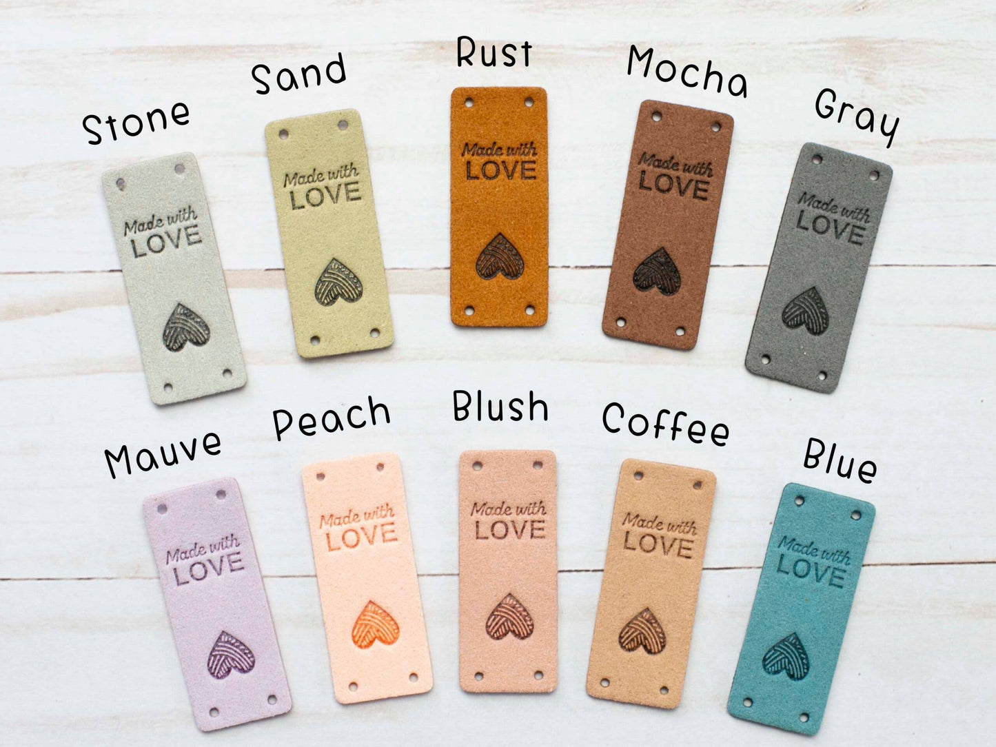 Made With Love | Fold Over Tags : Neutral Variety Pack