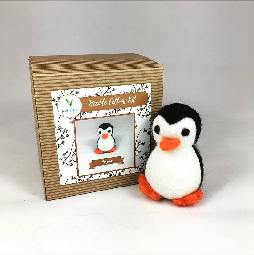 Penguin - Needle Felting Kit: With Foam