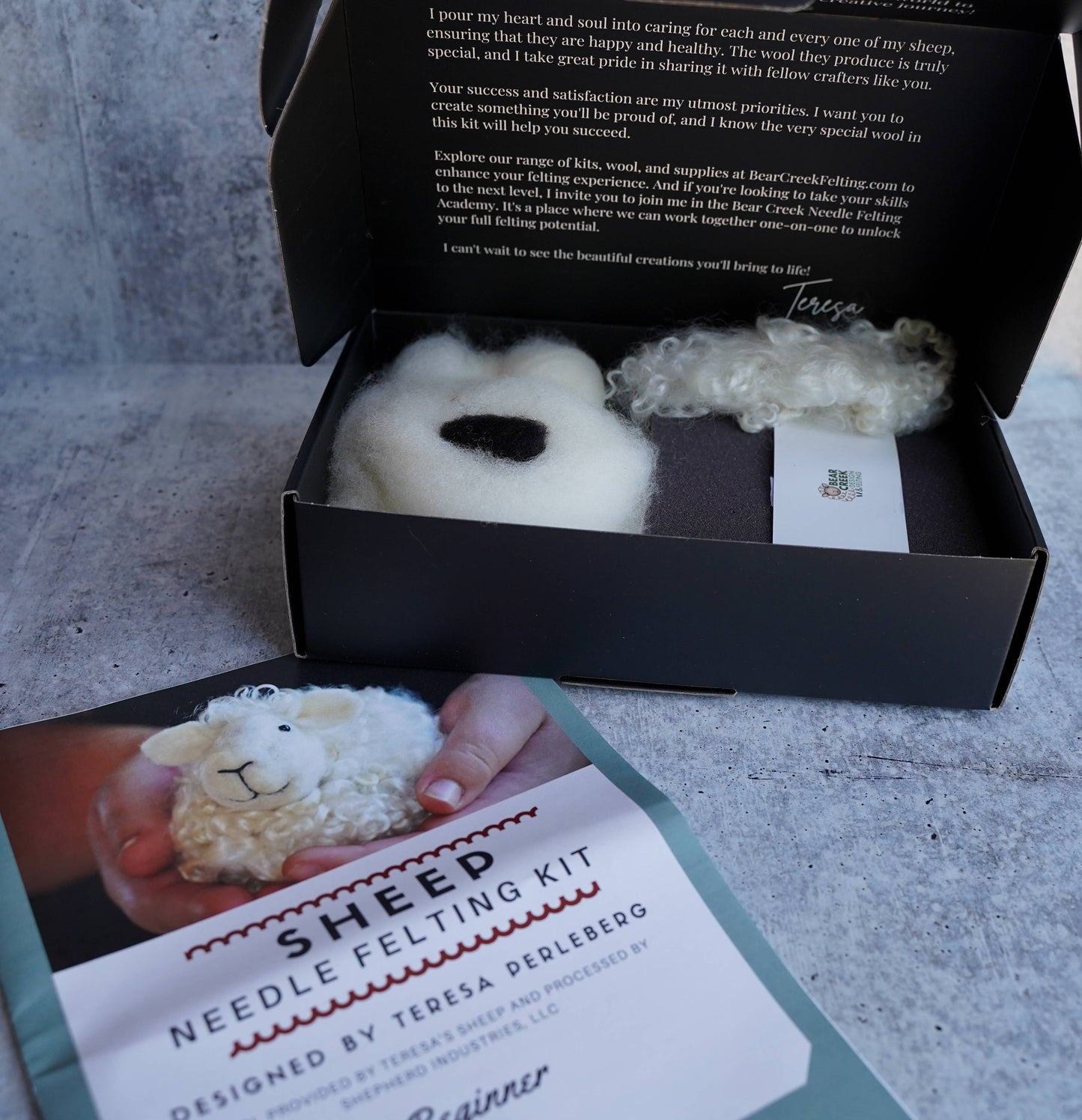 Sheep Needle Felting Kit: Foam Felting Cushion