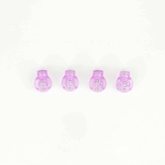 Cable Locks - Circular Needle Cord Stops - 2 pair: Purple / Large (up to US 10.5)
