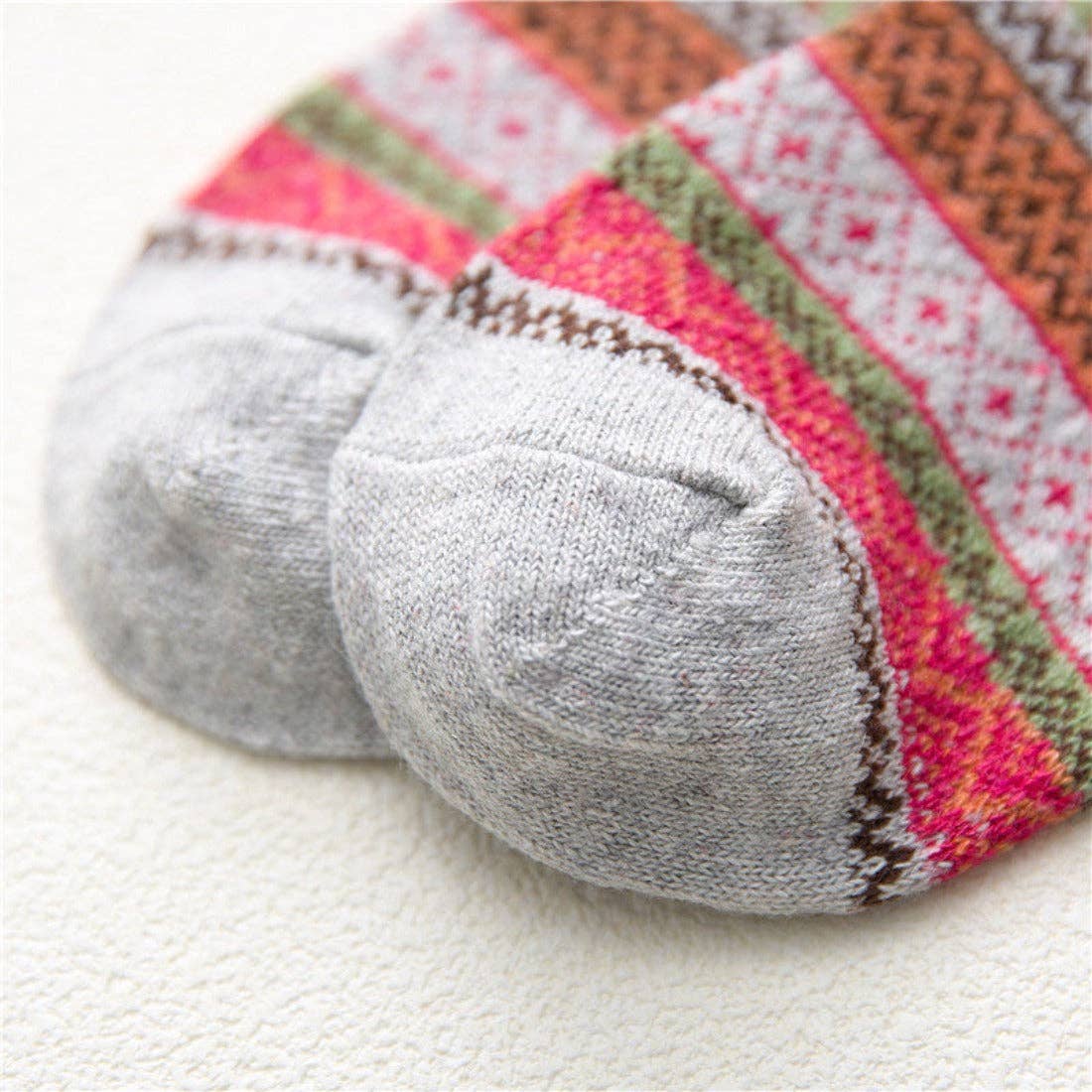 Rufia - 5 Pairs Bohemian Style Socks