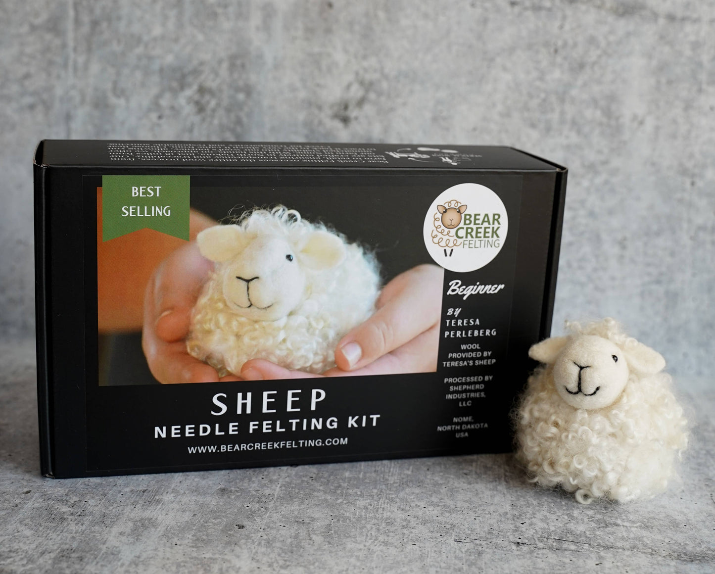 Sheep Needle Felting Kit: Foam Felting Cushion