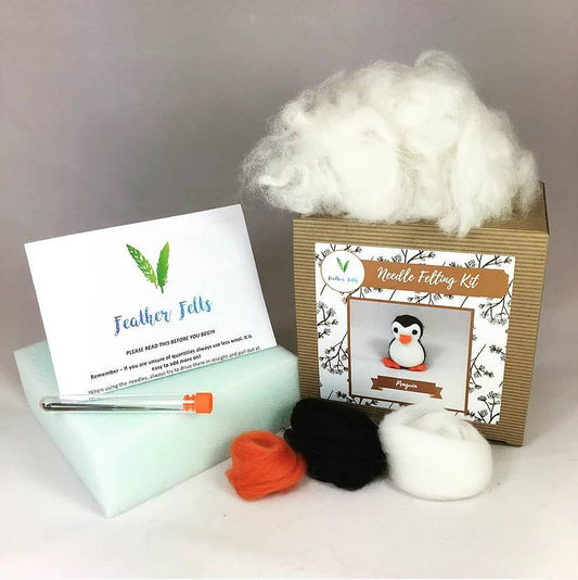 Penguin - Needle Felting Kit: With Foam