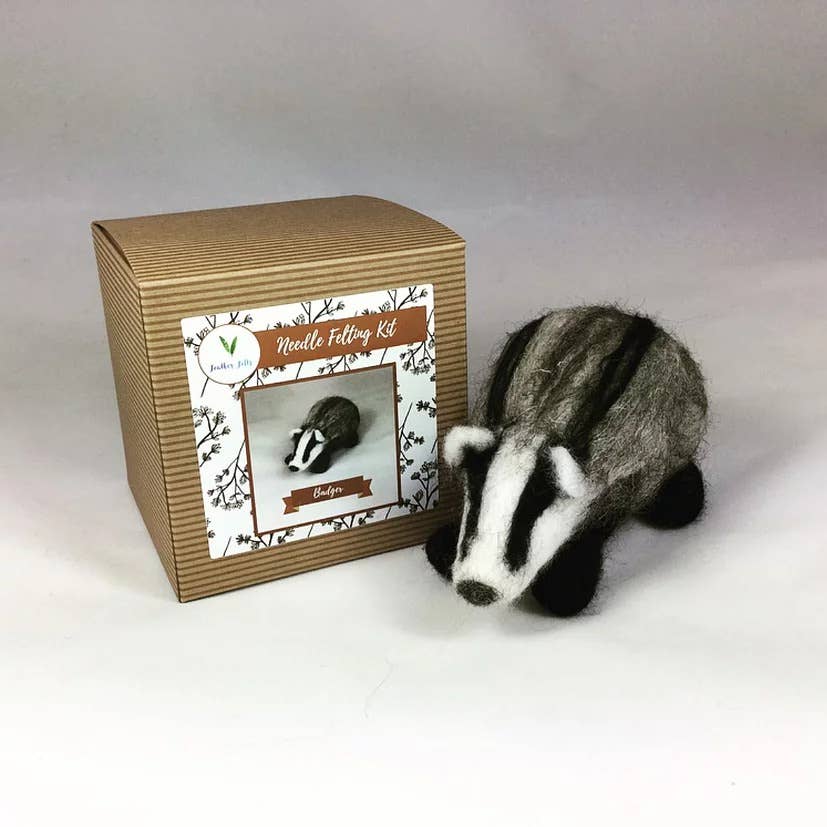 Badger - Needle Felting Kit: With Foam