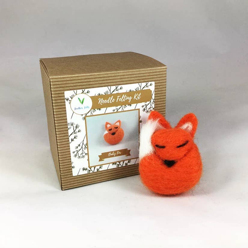Baby Fox - Needle Felting Kit: With Foam