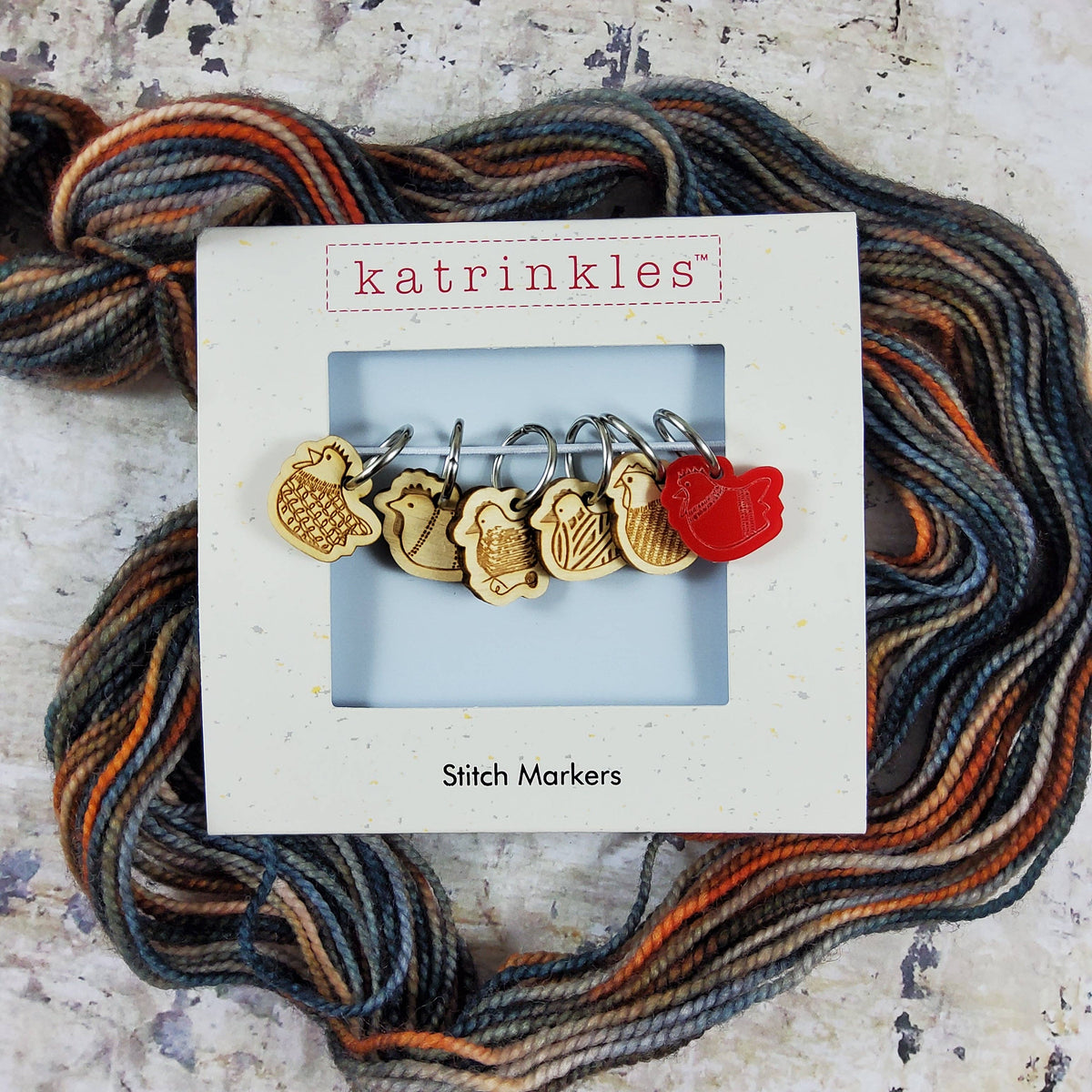 Yarn Chickens Stitch Marker Set