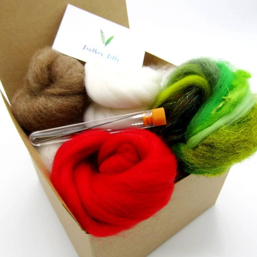 Toadstool - Needle Felting Kit: With Foam