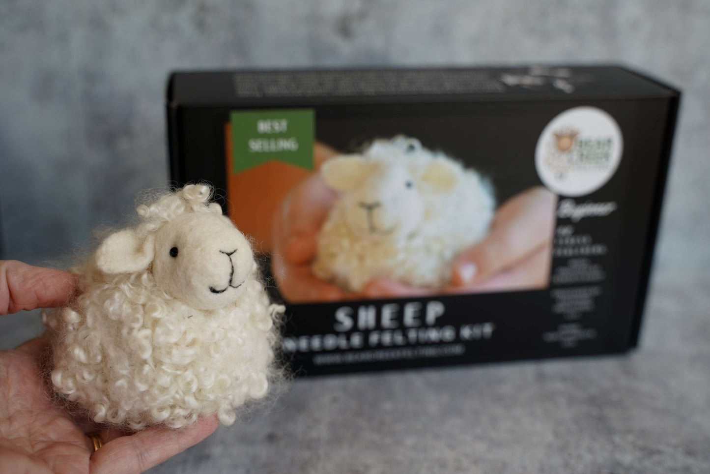 Sheep Needle Felting Kit: Foam Felting Cushion