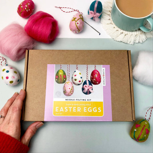 Needle Felting Kit - Easter Eggs