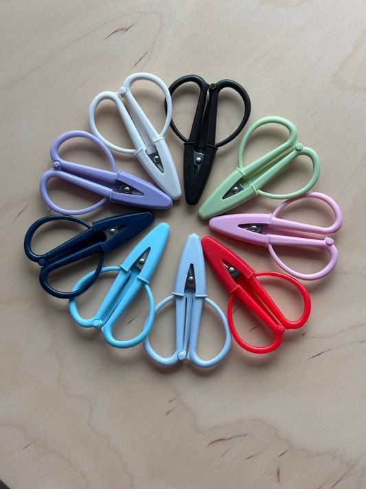 Mini Scissors - Pastel - for Knitting Crochet Sewing etc: Navy