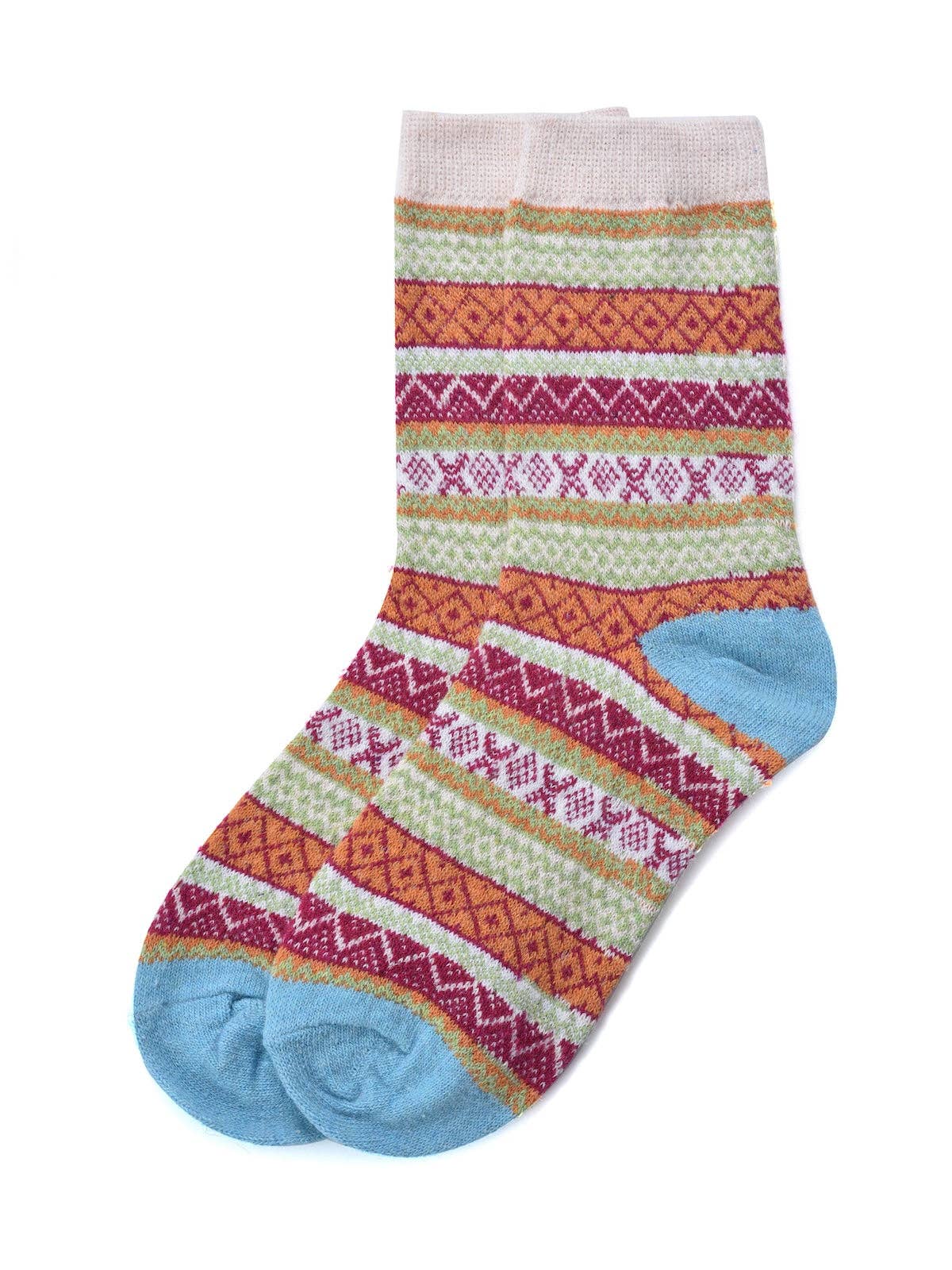 Rufia - 5 Pairs Bohemian Style Socks