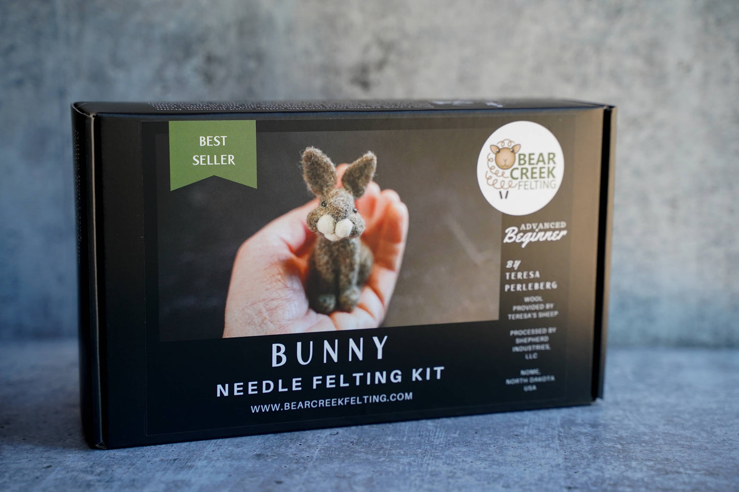 Rabbit Needle Felting Kit: Foam Felting Cushion
