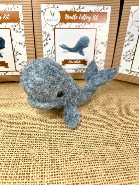 Blue Whale - Needle Felting Kit: With Foam