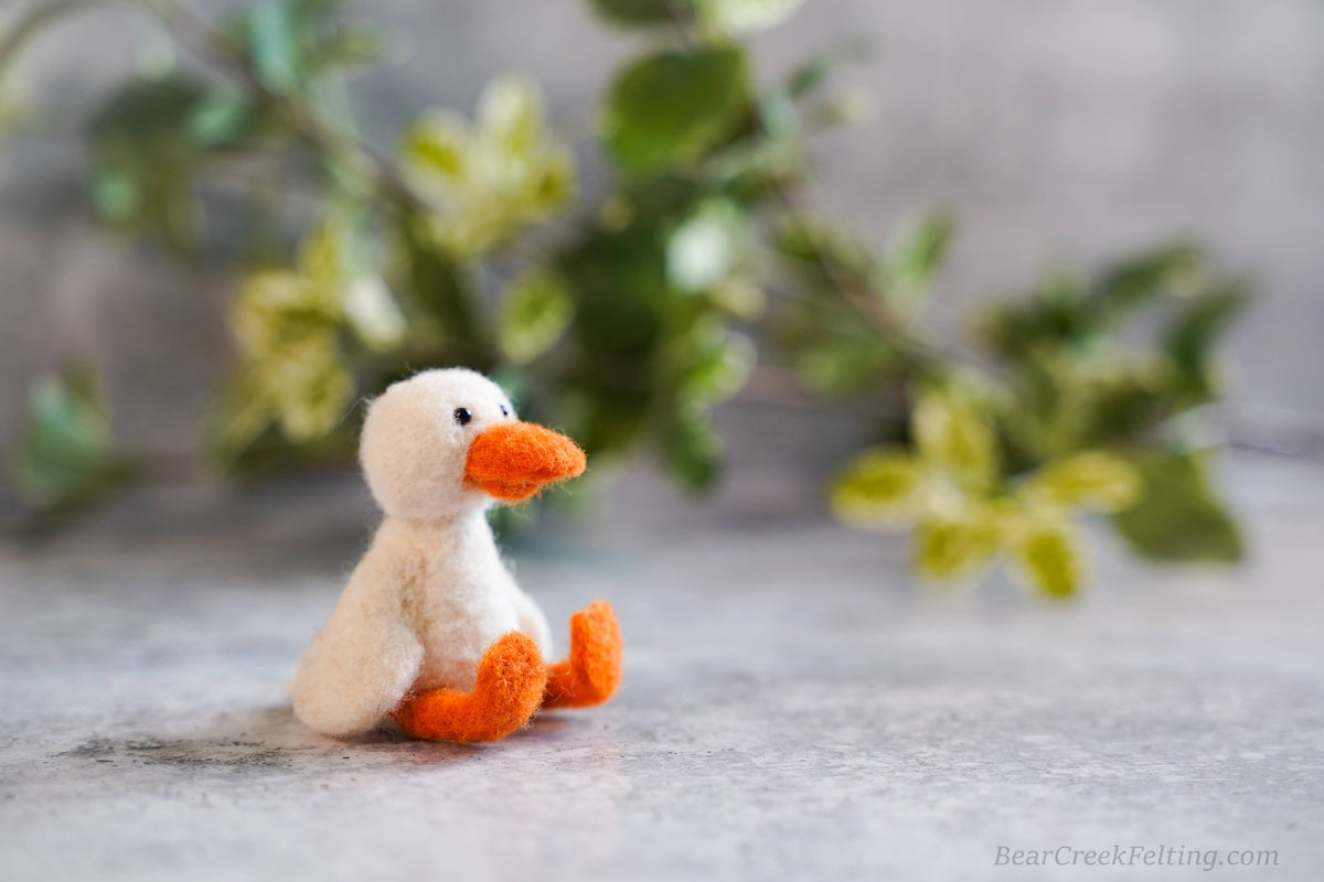 Duck Needle Felting Kit: Complete Kit (everything needed)